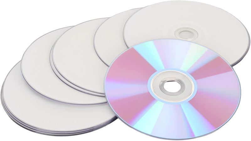 EBTOOLS R Blank Disc, 4.7GB Large Capacity Blank CDs, 16X High Speed Sturdy PC Multi Purpose Recordable Media Disc, for Music Video Photo Images (10PCS) - Image 1
